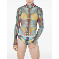 RE-EDITION HIGH NECK WITH LONG SLEEVES BLUE/PURPLE/YELLOW