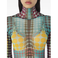 RE-EDITION HIGH NECK WITH LONG SLEEVES BLUE/PURPLE/YELLOW