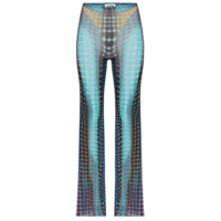 RE-EDITION FLARE TROUSERS BLUE/PURPLE/YELLOW