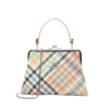 VIVIENNE WESTWOOD GRANNY FRAME PURSE HEATHER PLAID