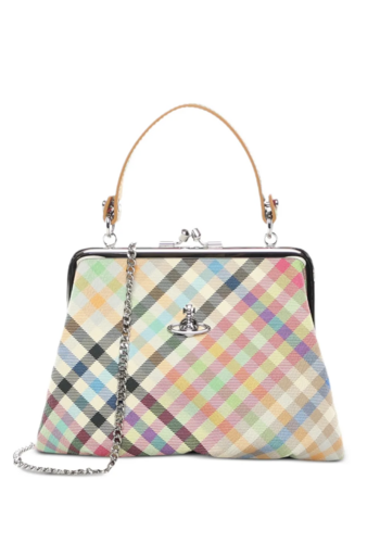 VIVIENNE WESTWOOD granny purse heather plaid