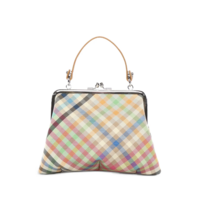 GRANNY FRAME PURSE HEATHER PLAID