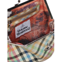 GRANNY FRAME PURSE HEATHER PLAID