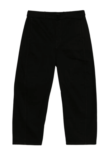 LEMAIRE twisted belted pants black LEMAIRE twisted belted pants black