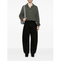 TWISTED BELTED PANTS BLACK