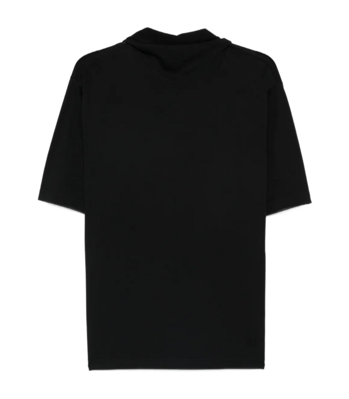 T-SHIRT WITH FOULARD BLACK