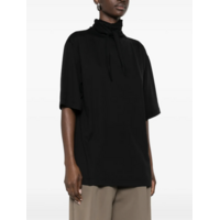 T-SHIRT WITH FOULARD BLACK