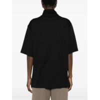 T-SHIRT WITH FOULARD BLACK