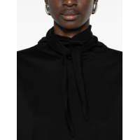 T-SHIRT WITH FOULARD BLACK