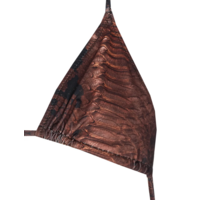 BIKINI SET PRINTED PYTHON BROWN/BLACK