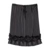DRIES VAN NOTEN SCOTTS SKIRT NAVY