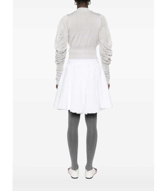 ELI CROPPED CARDI LIGHT GREY