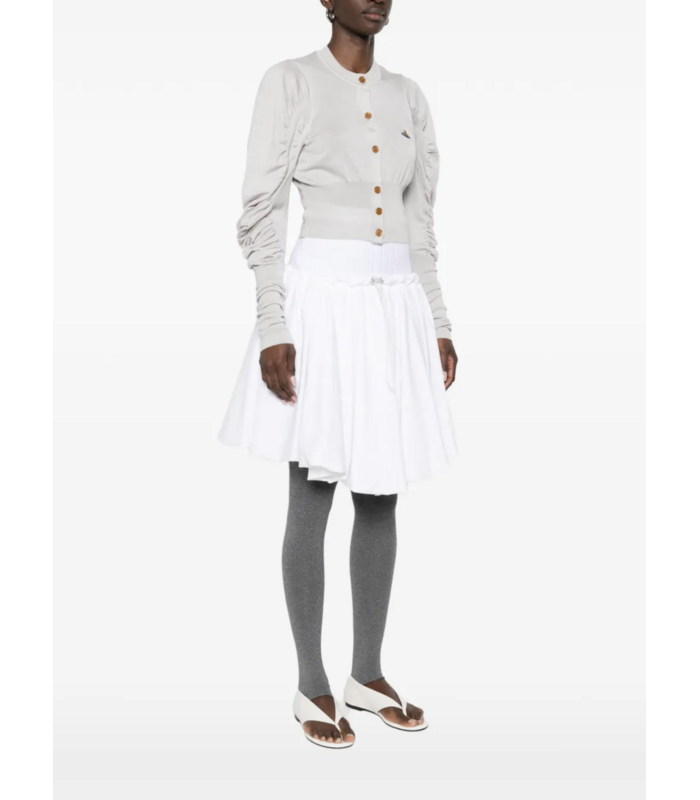 ELI CROPPED CARDI LIGHT GREY