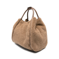 Medium Teddy Fabric Marine Bag Camel