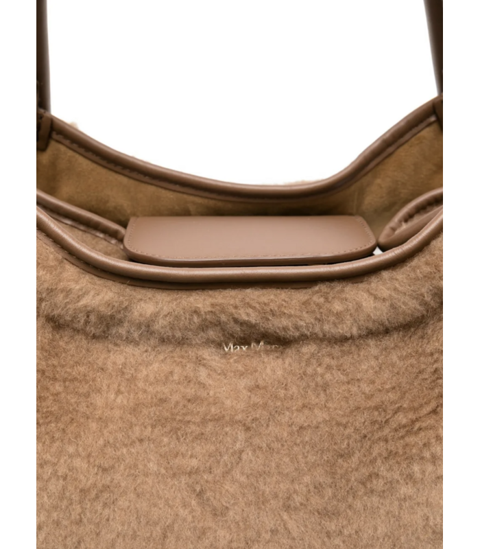 Medium Teddy Fabric Marine Bag Camel