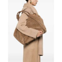 Medium Teddy Fabric Marine Bag Camel