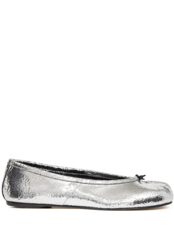 MAISON MARGIELA tabi ballerina new silver