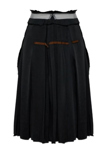 MAISON MARGIELA decortiqué skirt black