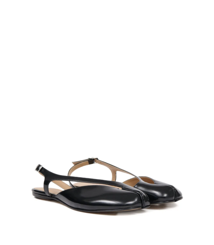TABI FLAT SLINGBACK BLACK