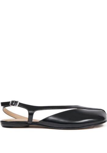 MAISON MARGIELA tabi flat slingback black