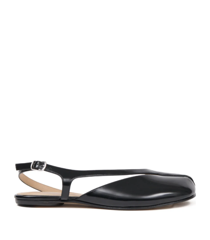 TABI FLAT SLINGBACK BLACK