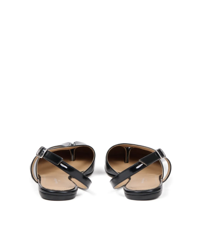TABI FLAT SLINGBACK BLACK