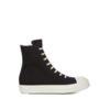 RICK OWENS DRKSHDW DENIM SNEAKS BLACK/MILK/MILK
