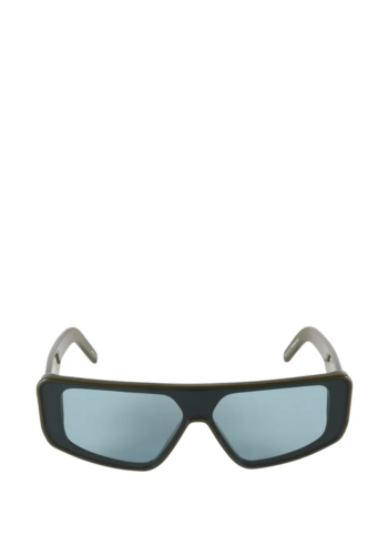 RICK OWENS sunglasses performa olive temple/amazonite lens