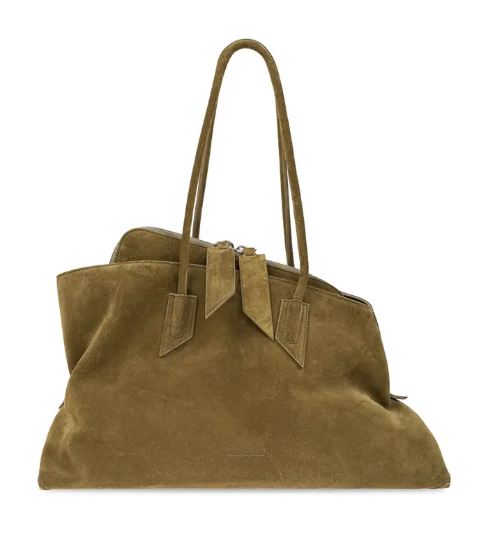 LA PASSEGGIATA TOP HANDLE SUEDE KHAKI