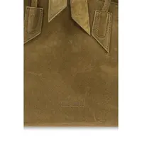 LA PASSEGGIATA TOP HANDLE SUEDE KHAKI