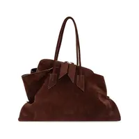LA PASSEGGIATA TOP HANDLE SUEDE LIGHT CHOCOLATE