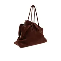 LA PASSEGGIATA TOP HANDLE SUEDE LIGHT CHOCOLATE