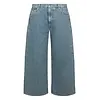 THE ATTICO JEANS WASHED DENIM SKY BLUE