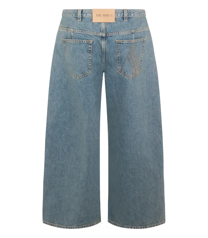 JEANS WASHED DENIM SKY BLUE