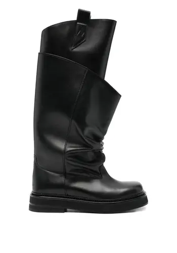 THE ATTICO passeggiata combat boot black