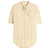 LEMAIRE SHORT SLEEVE SHIRT WITH FOULARD ICE APRICOT