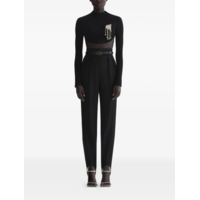 cut out back top black