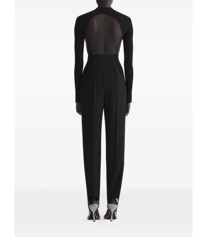 cut out back top black