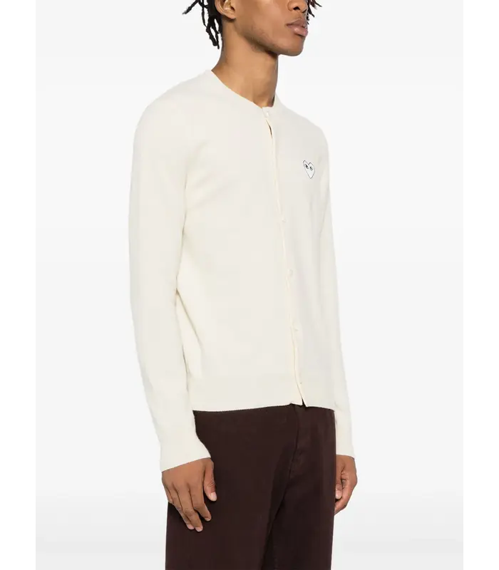 ROUND-NECK WHITE EMBLEM NATURAL