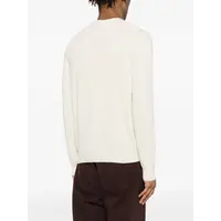 ROUND-NECK WHITE EMBLEM NATURAL