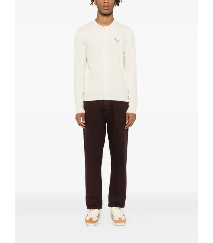 ROUND-NECK WHITE EMBLEM NATURAL