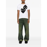 LOGO PRINT BLACK HEART WHITE/BLACK