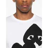 LOGO PRINT BLACK HEART WHITE/BLACK