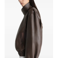 SOFT LEATHER BLOUSON CHOCOLATE