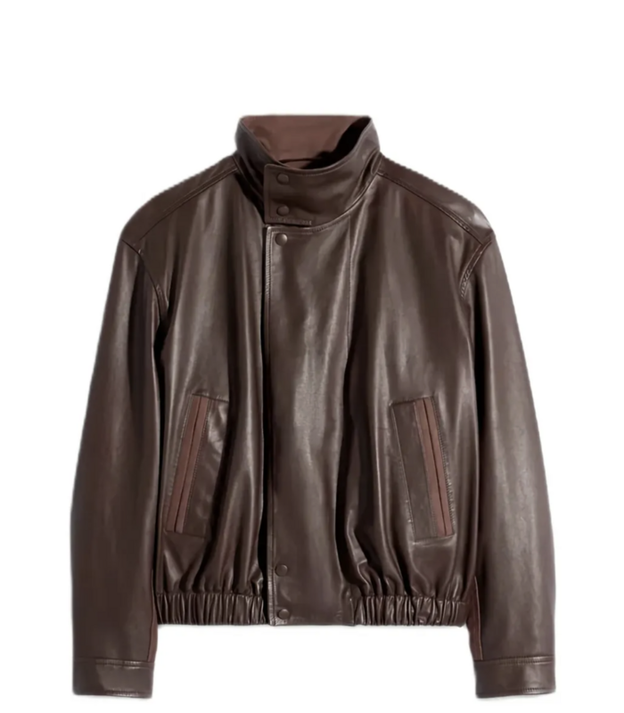 SOFT LEATHER BLOUSON CHOCOLATE