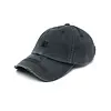MISBHV CULTURE RESEARCH UNIT WASHED CAP WASHED BLACK
