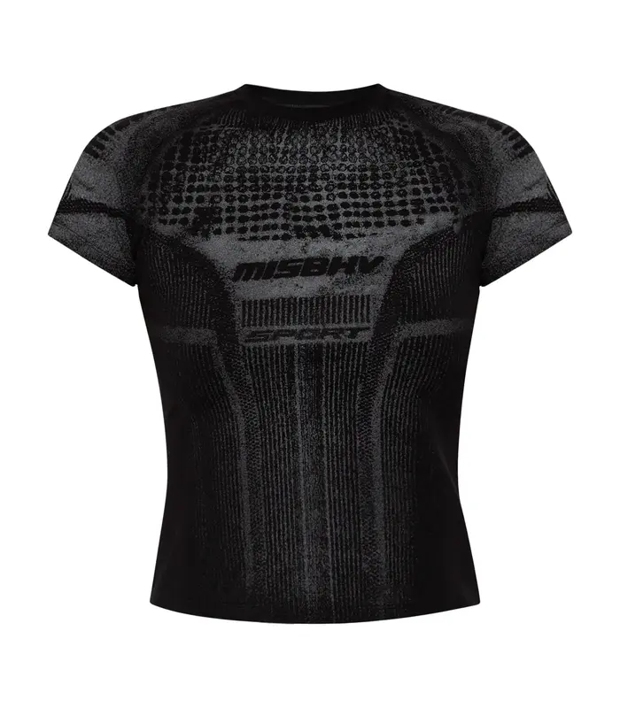 ACTIVE PRINTED T-SHIRT BLACK