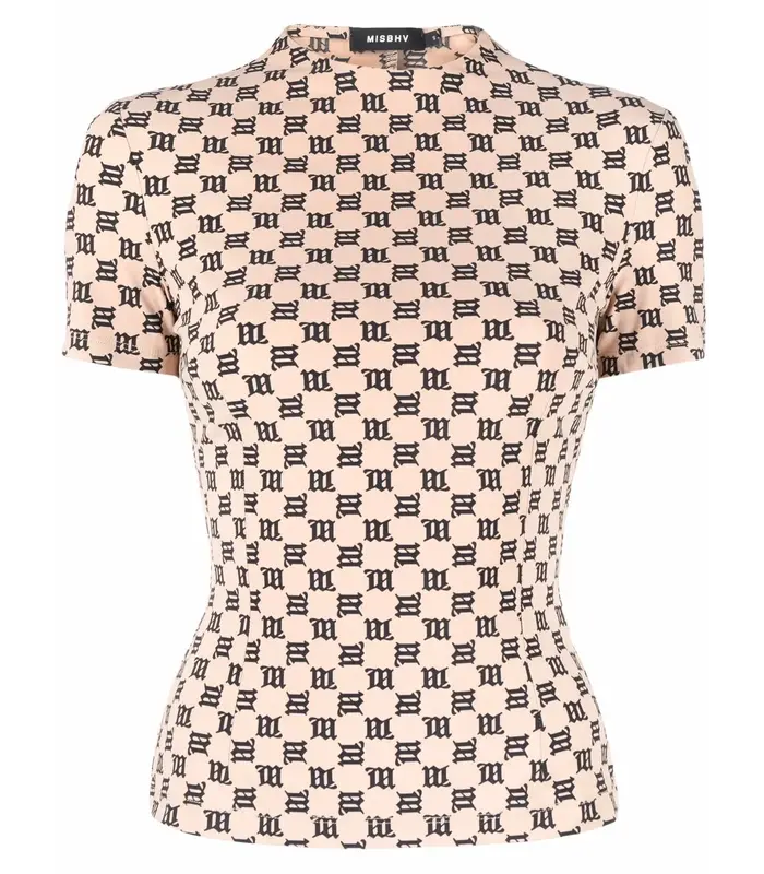 MONOGRAM TSHIRT BEIGE