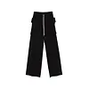 RICK OWENS DRKSHDW PANTALONI CREATCH WIDE CARGO DRAWSTRING BLACK