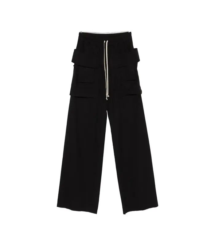 PANTALONI CREATCH WIDE CARGO DRAWSTRING BLACK